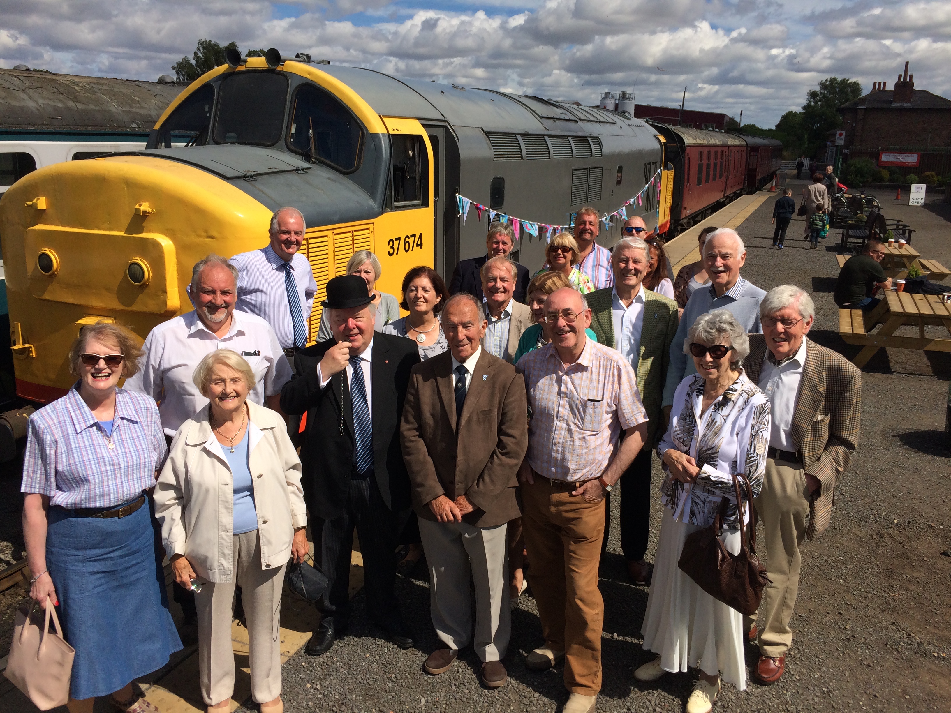 The Yorkshire Society at Wensleydale Railway for Yorkshire Day 'Prequel' on 31st July 2016