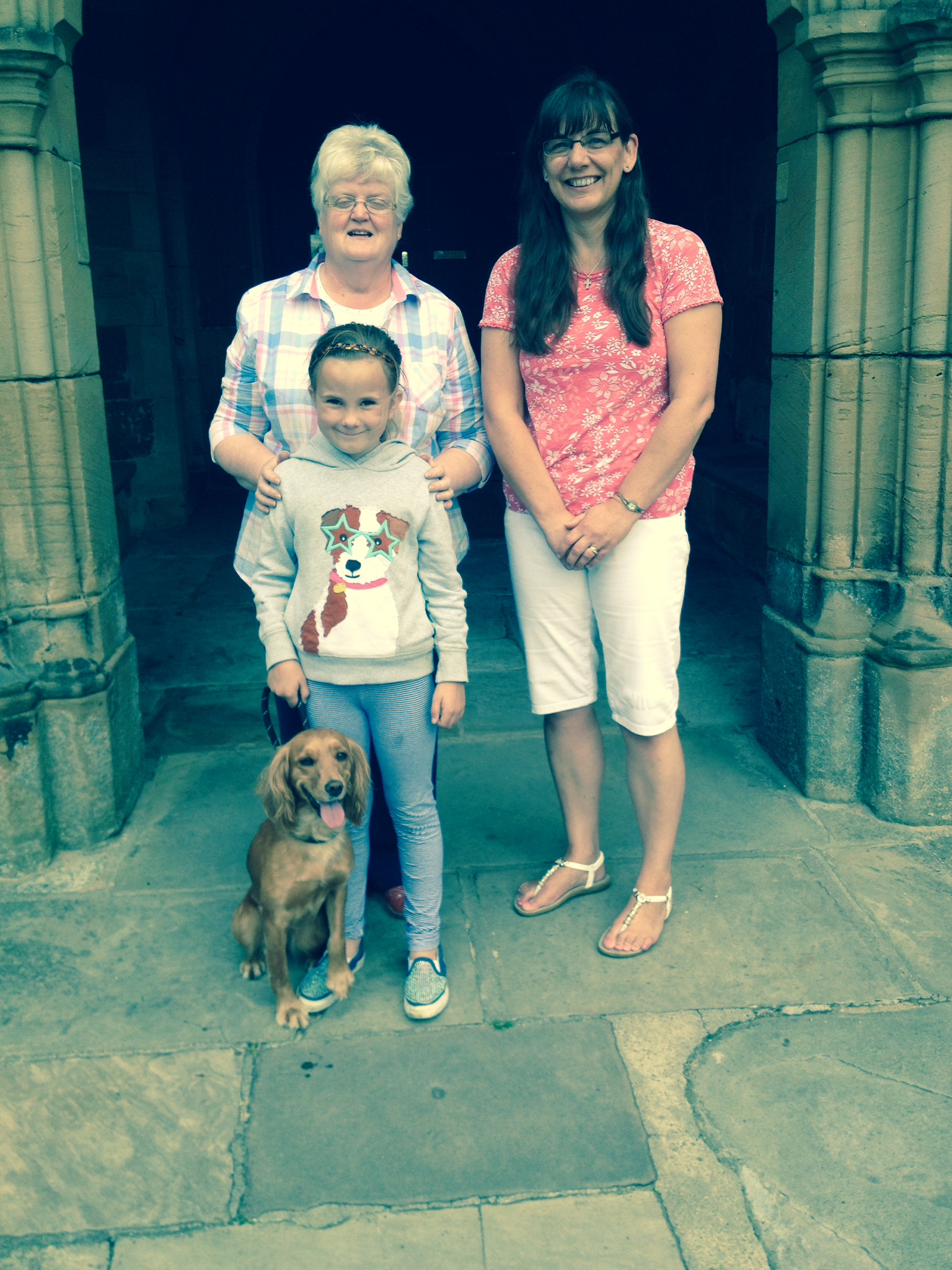 Sophie Ashton with Lady Margaret Hunton Church Warden Tracey Taylor Ark Club Leader