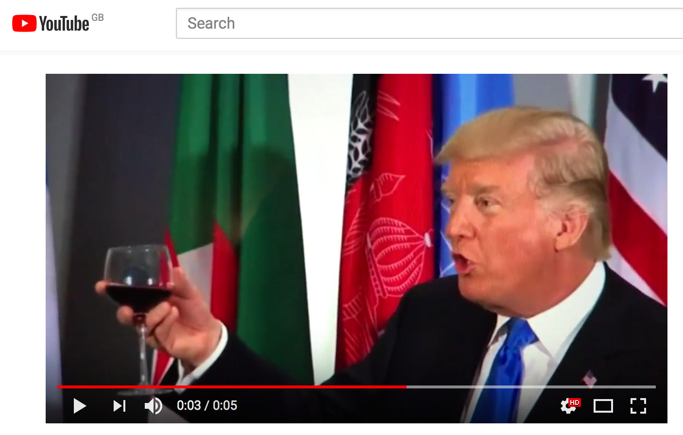 President Trump toasts Great Potential